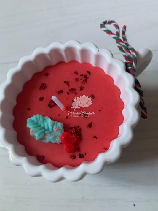 Bougie tasse décorative 🌿