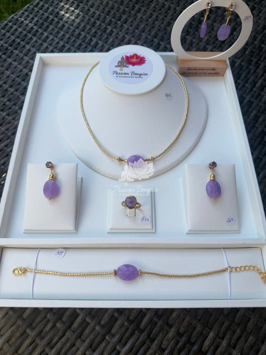 Parure «améthyste »